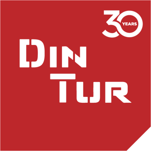 Din tur jubileumslogo some