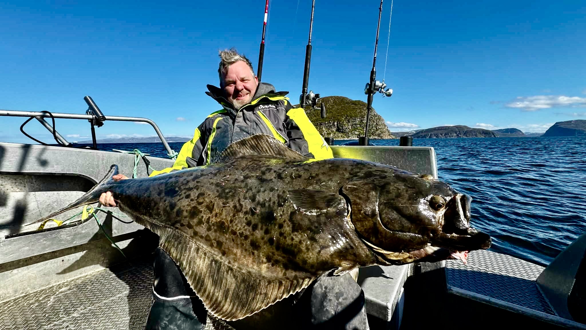 Fisker med Kveite